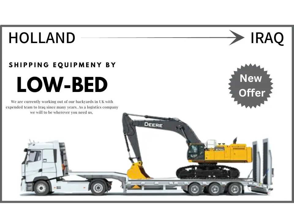 LOW-BED TRAILER FROM HOLLAND