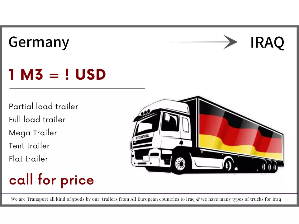 Transportation from Germany to Iraq
