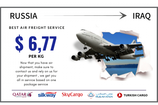 Air Cargo from Russia to Iraq