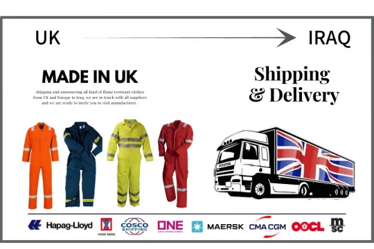 Safety Clothes Transportation from UK to Iraq